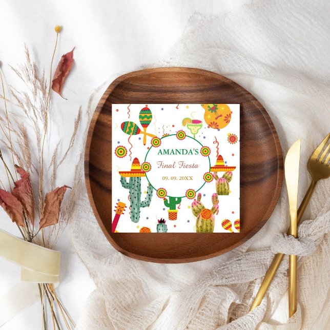 Mexikanisches Taco Bout Liebe Brautparty Gastgesch Serviette (Von Creator hochgeladen)