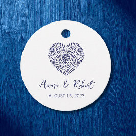 Mexikanisches Talavera Herz Geschenkanhänger