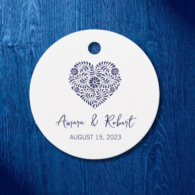 Mexikanisches Talavera Herz Geschenkanhänger (Von Creator hochgeladen)