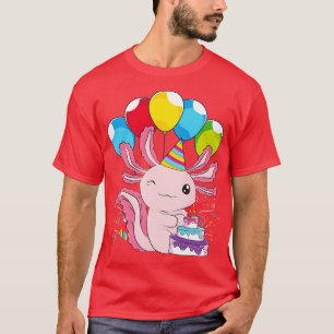 Mexikanisches Tier Geburtstagsparty Axolotl Eigent T-Shirt