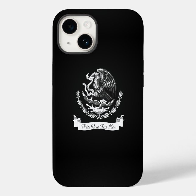 mexikanisches Wappen Case-Mate iPhone 14 Hülle (Rückseite)