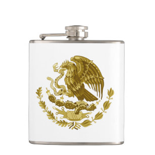 Mexikanisches Wappen Flasche Flachmann