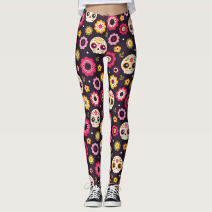 mexikanisches Zuckerrohrmuster Leggings