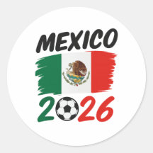 Mexiko 2026 Fußball Fan Design mit Fußball