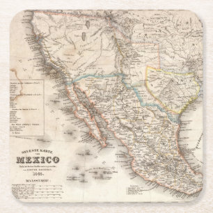 Mexiko 8 rechteckiger pappuntersetzer