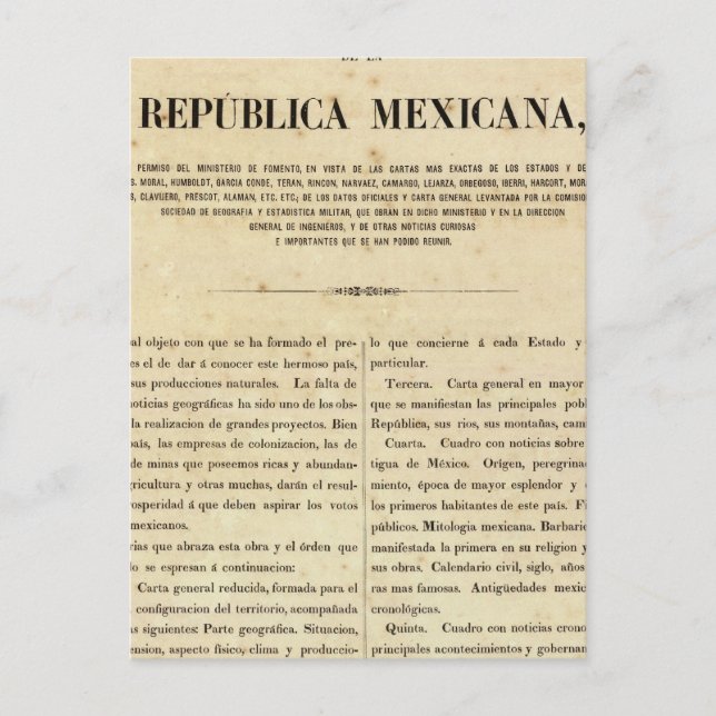 Mexiko 9 postkarte (Vorderseite)
