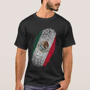 Mexiko-Adler-Emblem Mexikanische Flagge Mexikanisc T-Shirt