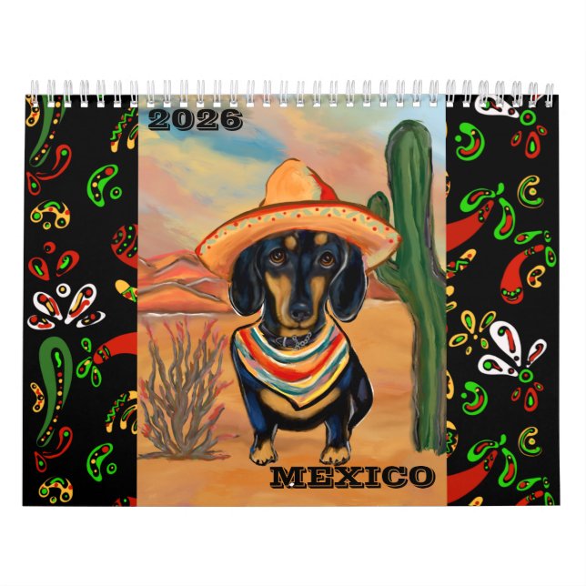 MEXIKO ART CALENDAR 2026 KALENDER (Titelbild)