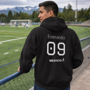 Mexiko Auswärts-Trikot Style Benutzerdefinierter R Hoodie