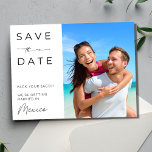 Mexiko Beach Hochzeit in Urlaubsort Save the Date Postkarte<br><div class="desc">Speichern Sie die Daten für Ihre Hochzeit in Urlaubsort in Mexiko! Teilen Sie Ihre Lieblings-Verlobung-Foto und Ihre bevorstehenden Hochzeitsdetails mit Familie und Freunden mit diesen speichern Sie die Daten. Wie diese die Daten speichern, aber sie für einen anderen Ort benötigen? Kontaktieren Sie mich, ich würde mich freuen, eine für Sie...</div>