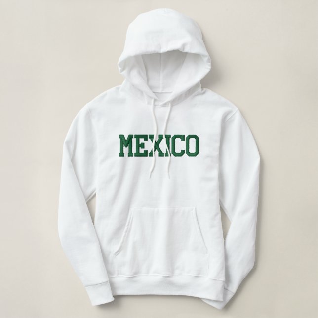 MEXIKO BESTICKTER HOODIE (Design vorne)