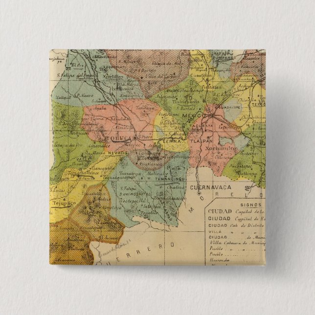 Mexiko Button (Vorderseite)