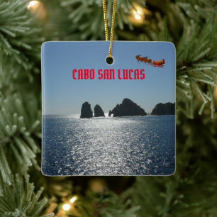 Mexiko: Cabo San Lucas Urlaub Weihnachten Keramikornament