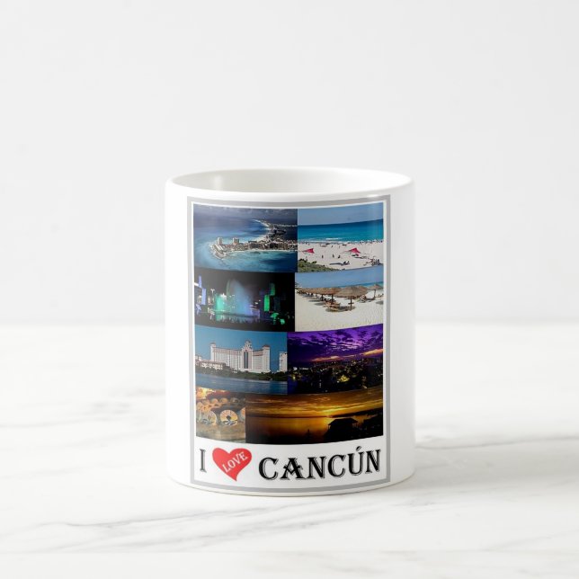 Mexiko - Cancun I Liebe - Kaffeetasse (Mittel)