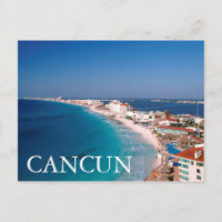 Mexiko, Cancun, Luftbild von Hotels