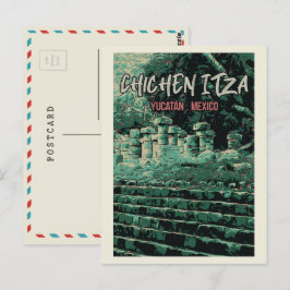 Mexiko, Chichén Itzá, Yucatán, Maya-Ruinen Postkar Postkarte