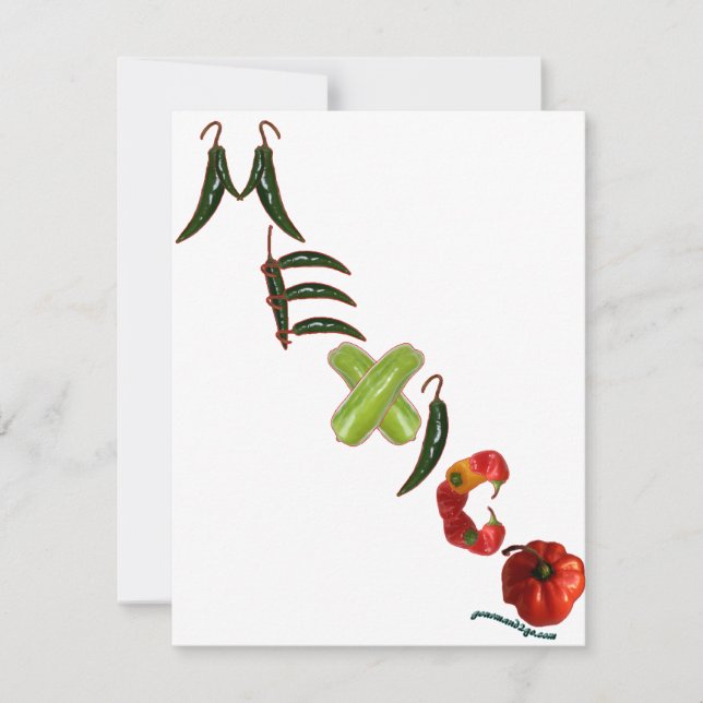 Mexiko Chili Paprikaschoten (Vorderseite)