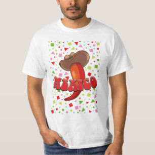 Mexiko Chili Pepper niedliches Party T-Shirt