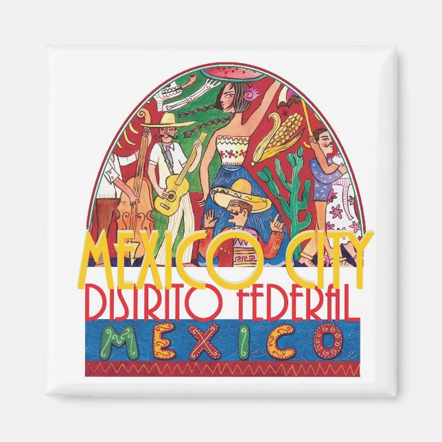 MEXIKO CITY Mexico Magnet (Vorne)