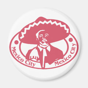 Mexiko- CityBriefmarke Magnet