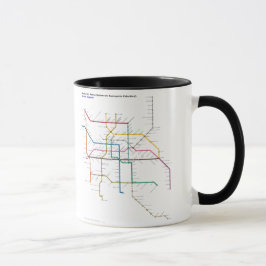 Mexiko- Cityöffentliches Verkehrsmittel Tasse