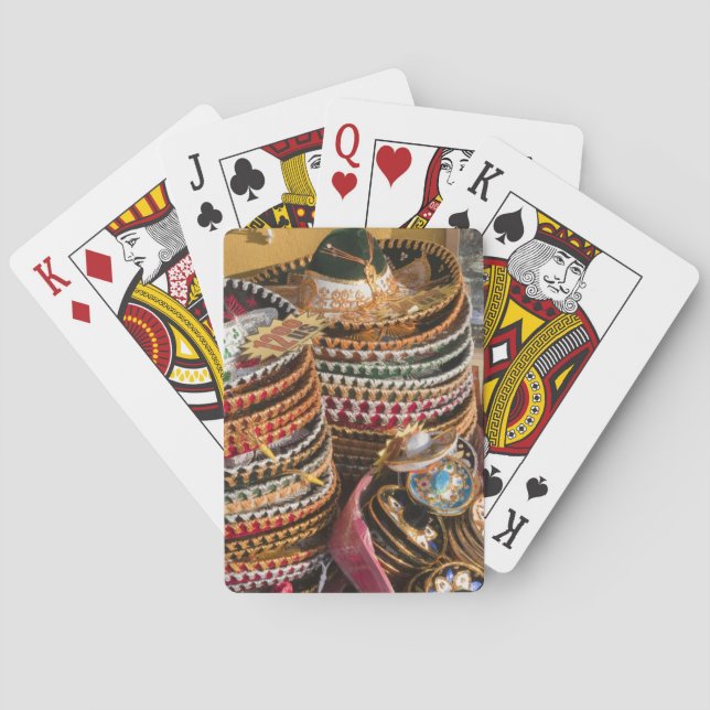 Mexiko, Cozumel. Souvenirs in Isla de Cozumel Spielkarten (Rückseite)