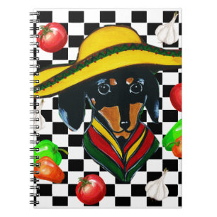MEXIKO-DACHSHUND-KOCH NOTIZBLOCK