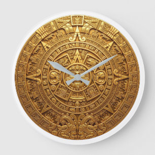 Mexiko Elite Azteken-Kalender Luxusuhr Große Wanduhr