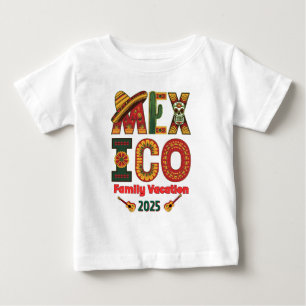 Mexiko Familienurlaub Sonne, Spaß und Erinnerungen Baby T-shirt