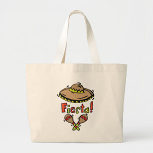 Mexiko-Fiesta Jumbo Stoffbeutel