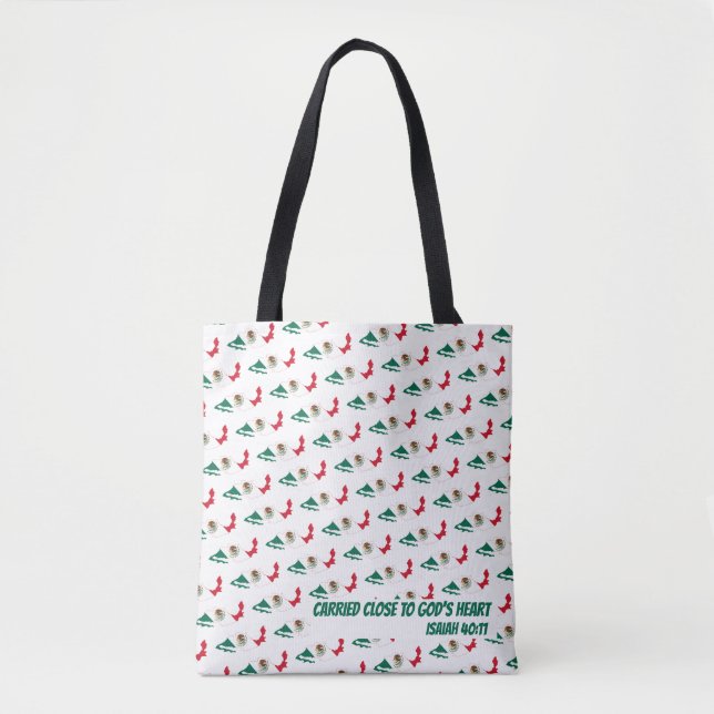 MEXIKO FLAG Isaiah Christliche Schrift Tasche (Vorderseite)