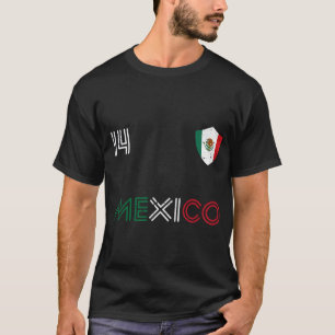 Mexiko-Flagge 14 Mexikanischer Fußballfan Männer F T-Shirt