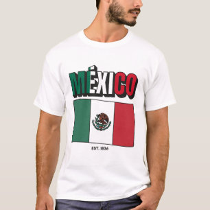 Mexiko-Flagge 1836 T-Shirt