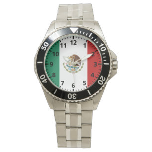 Mexiko-Flagge Armbanduhr