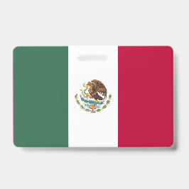 Mexiko-Flagge Ausweis