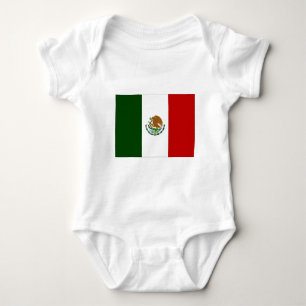 Mexiko-Flagge Baby Strampler