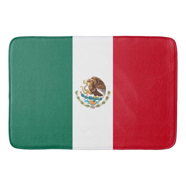 Mexiko-Flagge, Bandera de Mexikos Badematte (Vorderseite)