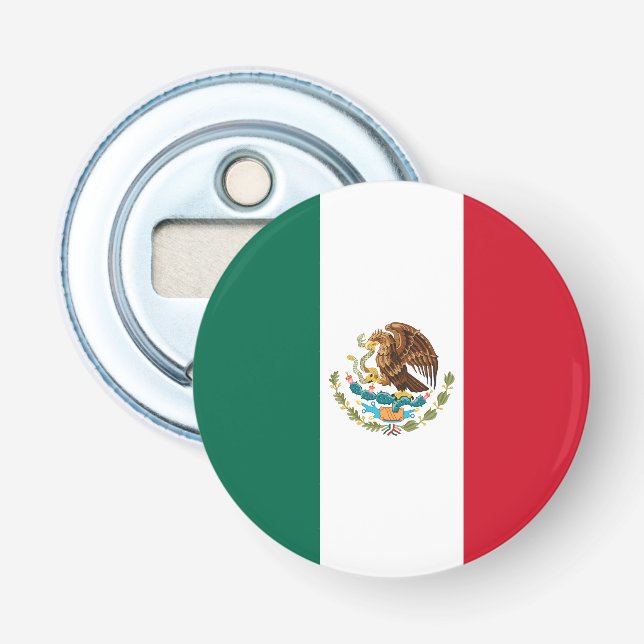 Mexiko-Flagge, Bandera de Mexikos Flaschenöffner (Vorderseite)