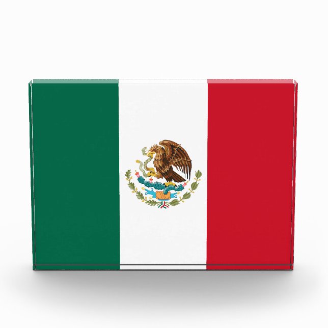 Mexiko-Flagge, Bandera de Mexikos Fotoblock (Vorderseite)