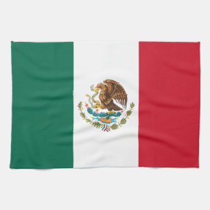 Mexiko-Flagge, Bandera de Mexikos Geschirrtuch