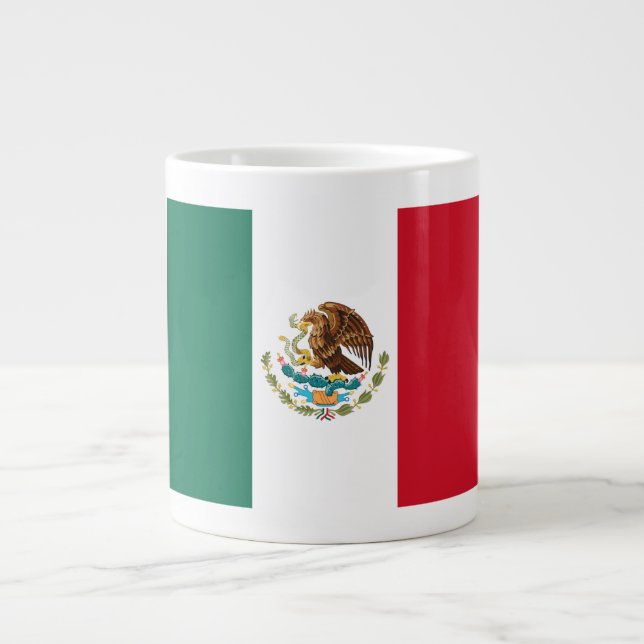 Mexiko-Flagge, Bandera de Mexikos Jumbo-Tasse (Vorderseite)