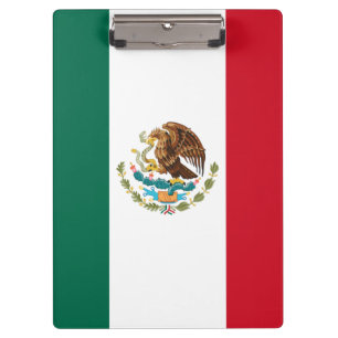 Mexiko-Flagge, Bandera de Mexikos Klemmbrett