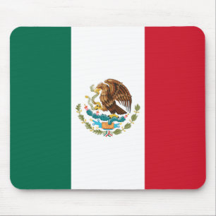 Mexiko-Flagge, Bandera de Mexikos Mousepad
