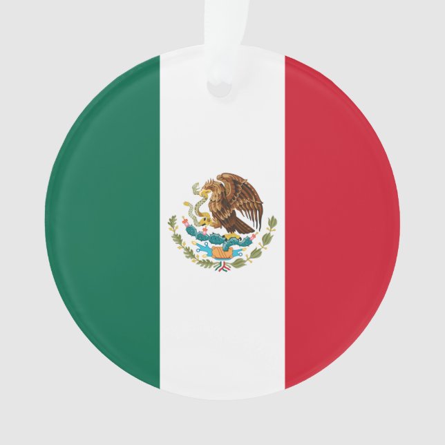 Mexiko-Flagge, Bandera de Mexikos Ornament (Vorderseite)