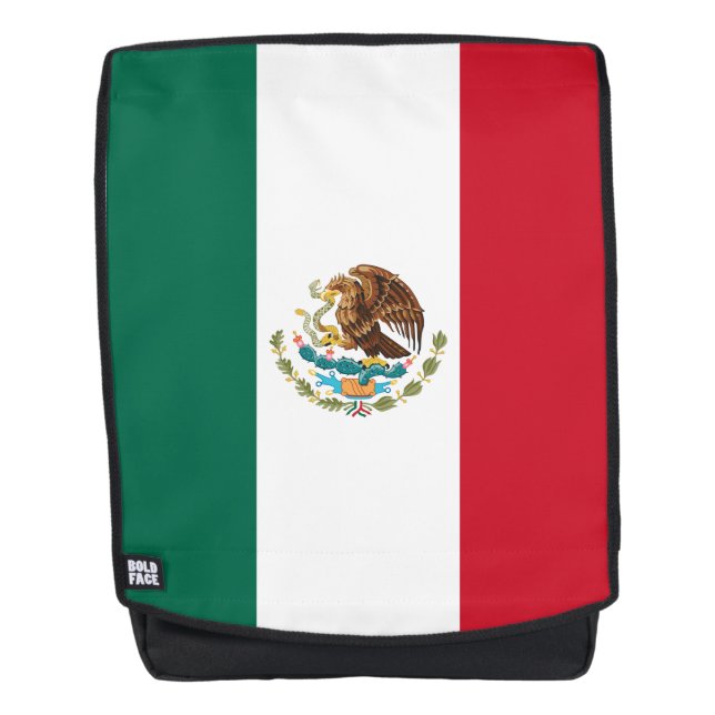 Mexiko-Flagge, Bandera de Mexikos Rucksack (Vorderseite)