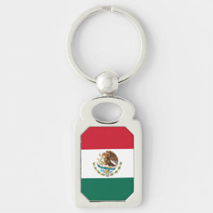 Mexiko-Flagge, Bandera de Mexikos Schlüsselanhänger