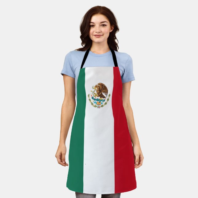 Mexiko-Flagge, Bandera de Mexikos Schürze (Getragen)