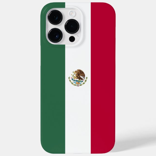 Mexiko-Flagge Case-Mate iPhone 14 Pro Max Hülle (Rückseite)