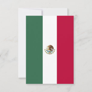 Mexiko-Flagge Dankeskarte