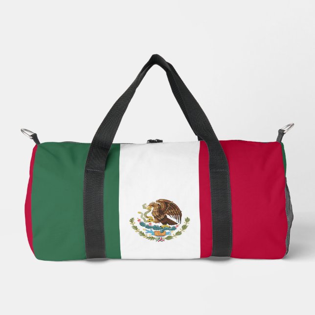 Mexiko-Flagge Duffle Bag (Vorderseite)
